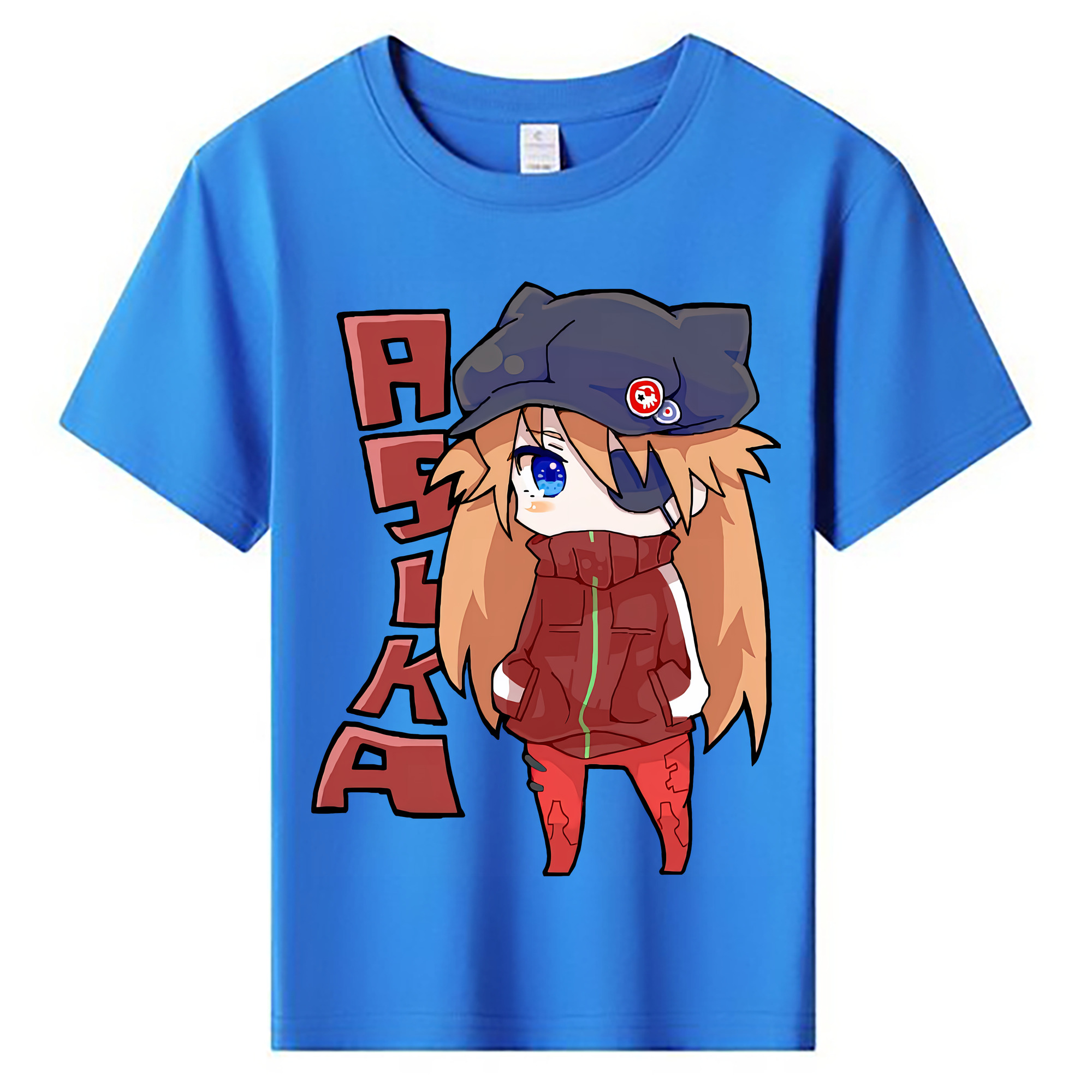 （画像用） EVA 新世紀エヴァンゲリオン 綿100％キッズTシャツ（フロントプリント）